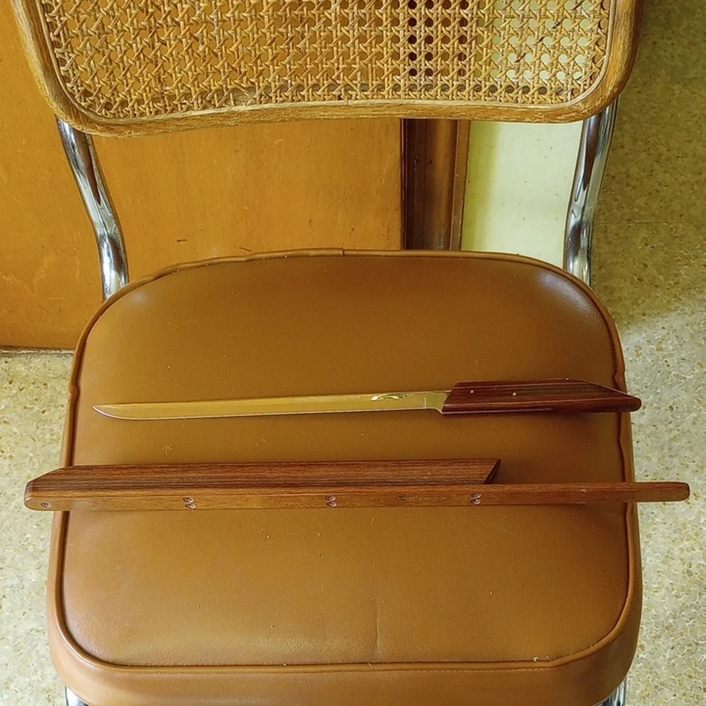 Robeson Shur Edge Frozen Heat Kitchen Cutlery with Rosewood Handle & Sheath